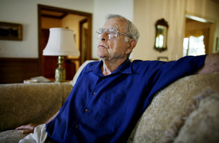 Jeremiah A. Denton Jr. at his home in Williamsburg, Va., in 2008.